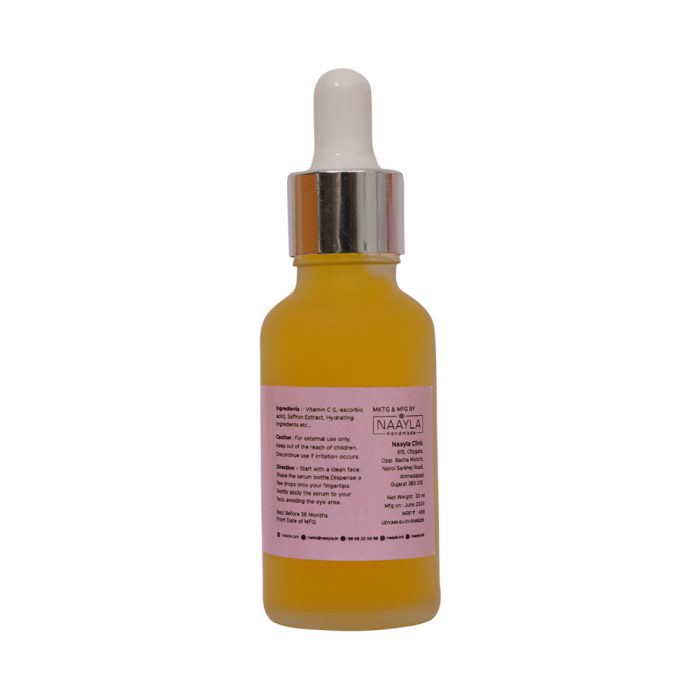 Vitamin C face serum with Saffron